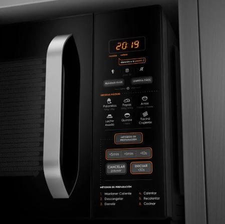 Microondas Mademsa 30 lts Negro S/G MM31FB