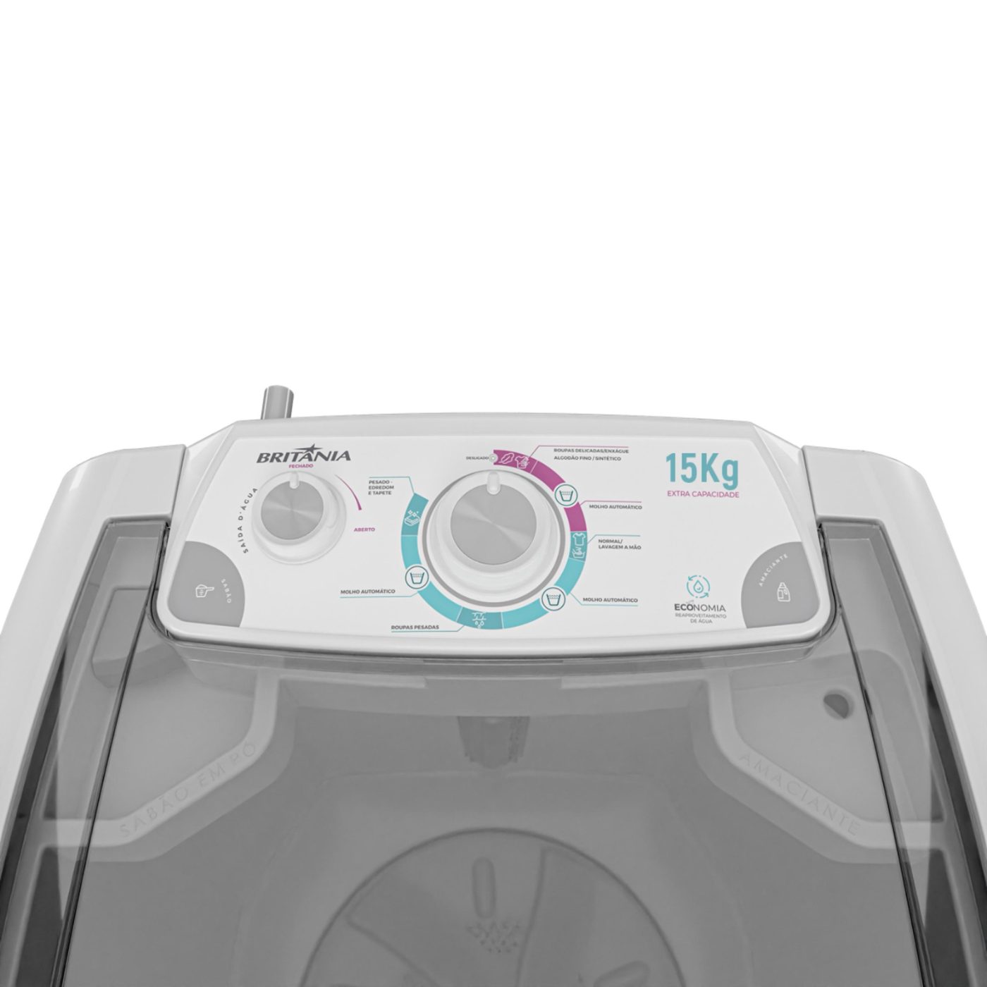 Lavarropa Semiautomática Britania BLT15A 15KG – 220V