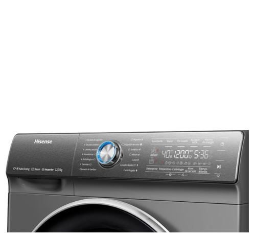 Lavasecarropa Hisense WD3Q1242BT Inox 12kg/7kg
