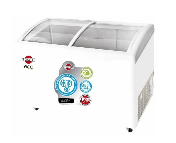 Tokyo Congelador p/ Helados CGTCONH350R 350L Curvo Desliz