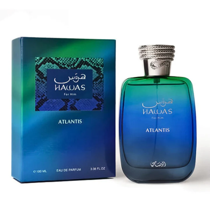 RASASI HAWAS ATLANTIS EDP 100 ML (HDCANS 5ML 10ML 30ML)