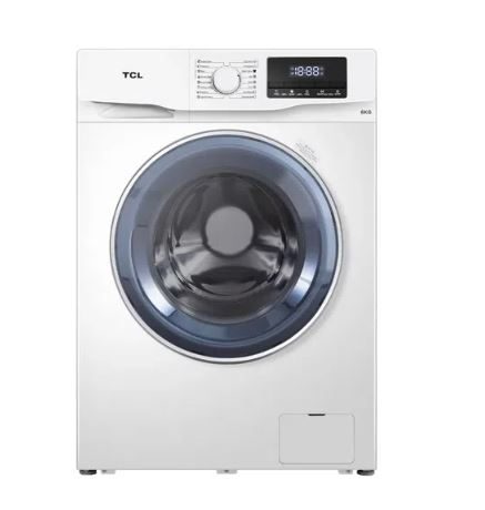 Lavarropas TCL 6KL C/ Frontal P606FL Blanco Inverter