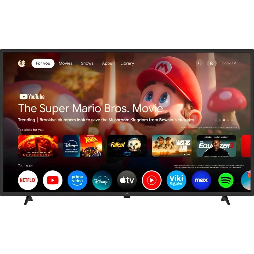 Tv Smart LED JVC LT43KM348 43" Full HD Google TV - Negro