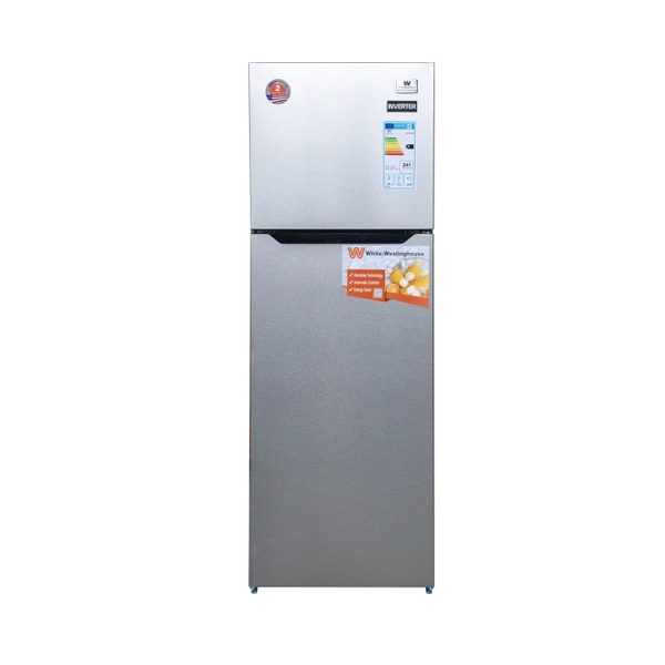 Heladera Frio Seco Inox 2 Puertas White Westinghouse Mod. Md-468 350 Lts